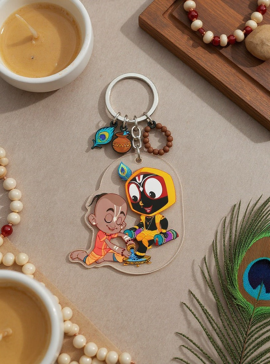 Divine Duo – Jagan & Balram Keychain